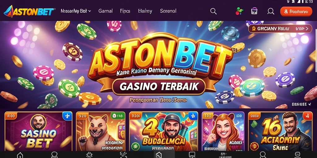 Screenshot gameplay ASTONBET menampilkan keseruan bermain Kasino.