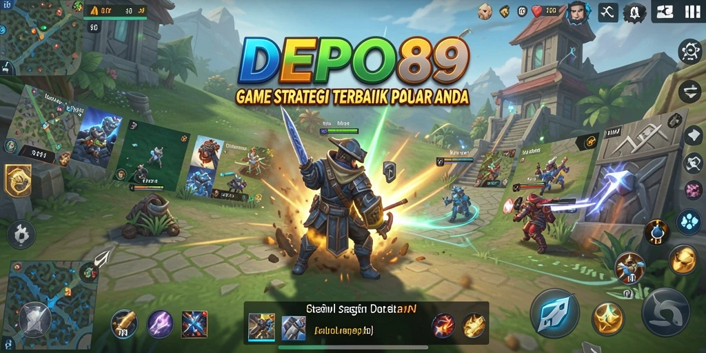 Tampilan gameplay strategi DEPO89 yang menarik dan menantang.
