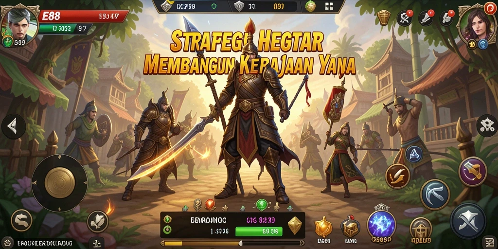 Tangkapan layar utama E88 menunjukkan momen pertempuran epik dalam permainan SLG.