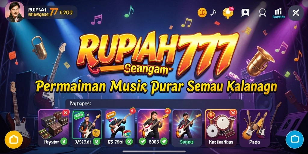 Tampilan gameplay RUPIAH777 yang penuh warna dan interaktif.
