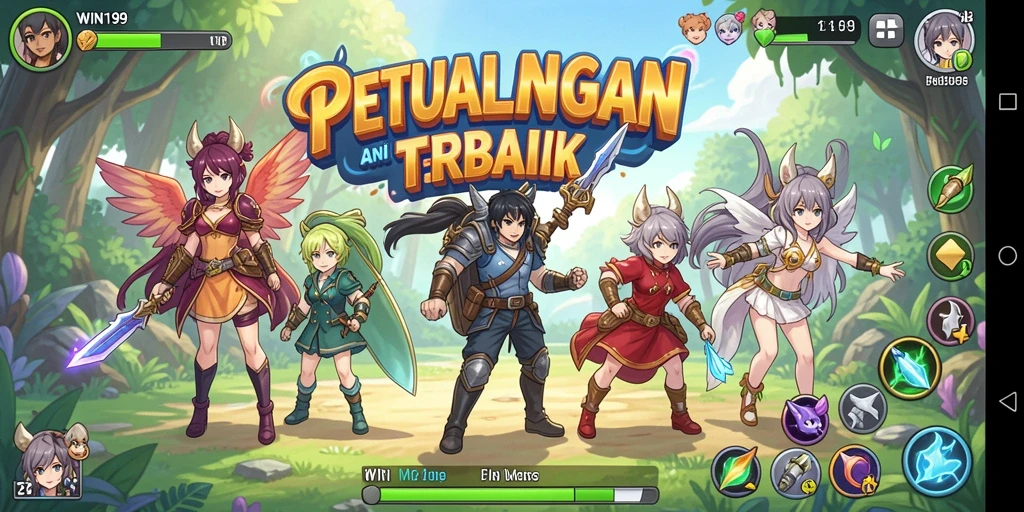 Gameplay seru dengan grafis anime yang memukau.